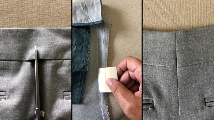 Alterations and fitting: Waistband fix by Pamela Howard 