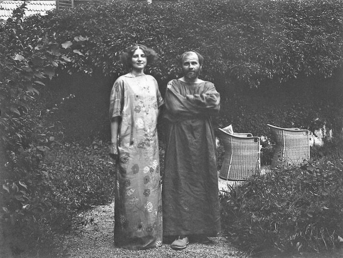 Emilie Flöge with Gustav Klimt