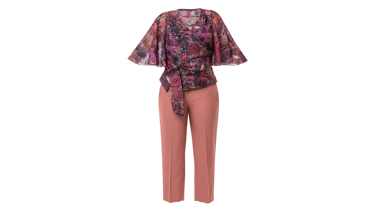 decades of style Butterfly Blouse 3005