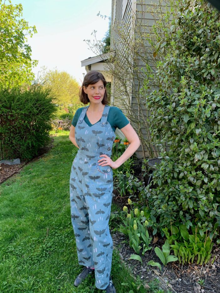 E-Pattern- WWII Homefront- 1940s Overalls, Playsuit, & Trousers