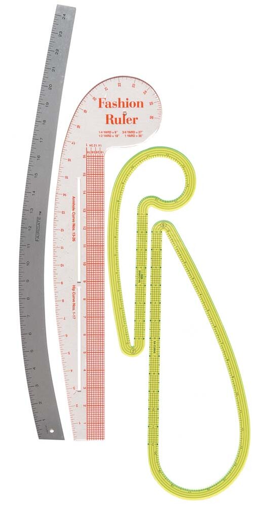 1:3 Cloth Design Ruler Transparent French Curve Ruler Measure Ruler Design Ruler  Pattern Making For