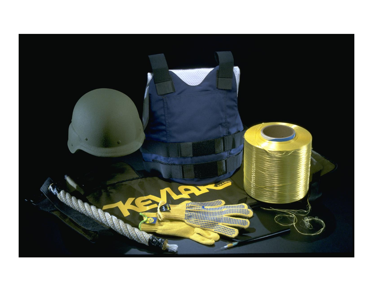 Kevlar products on display 