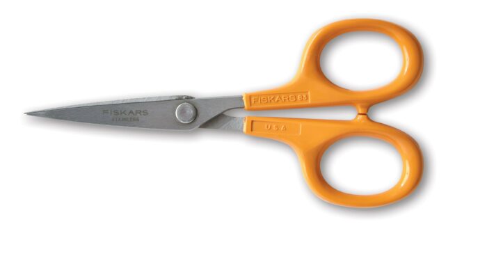 Fiskars 4-inch stainless steel detail scissors
