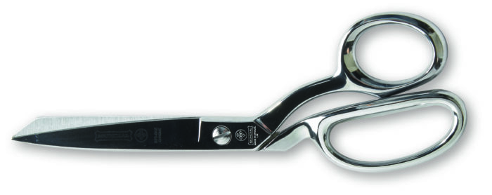 Mundial 8-inch carbon steel dressmaker shears.