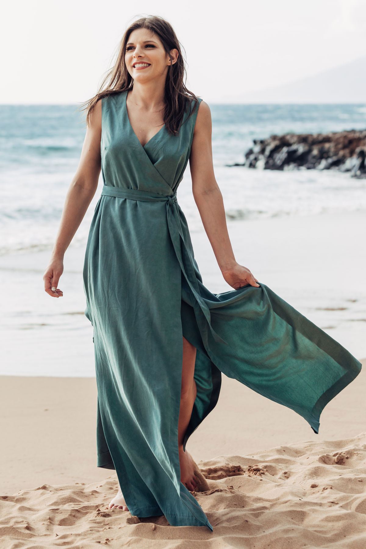 Allie Olsen Highlands Wrap Dress Sewing Pattern