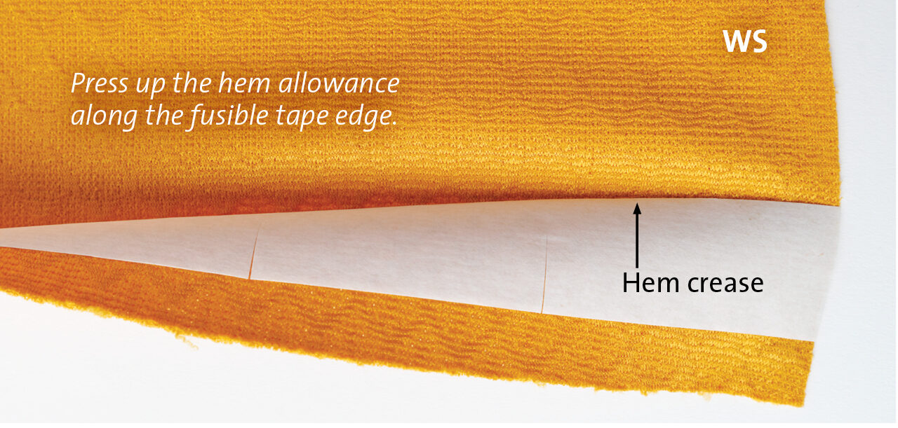 How to Hem Knits Faster with Stay Tape - Threads