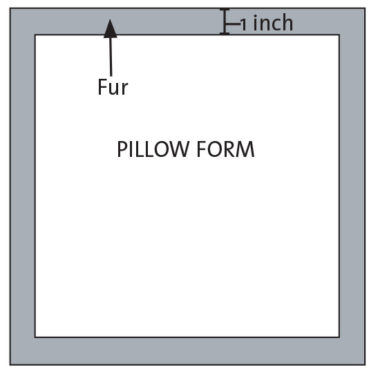 Pillow form diagram.