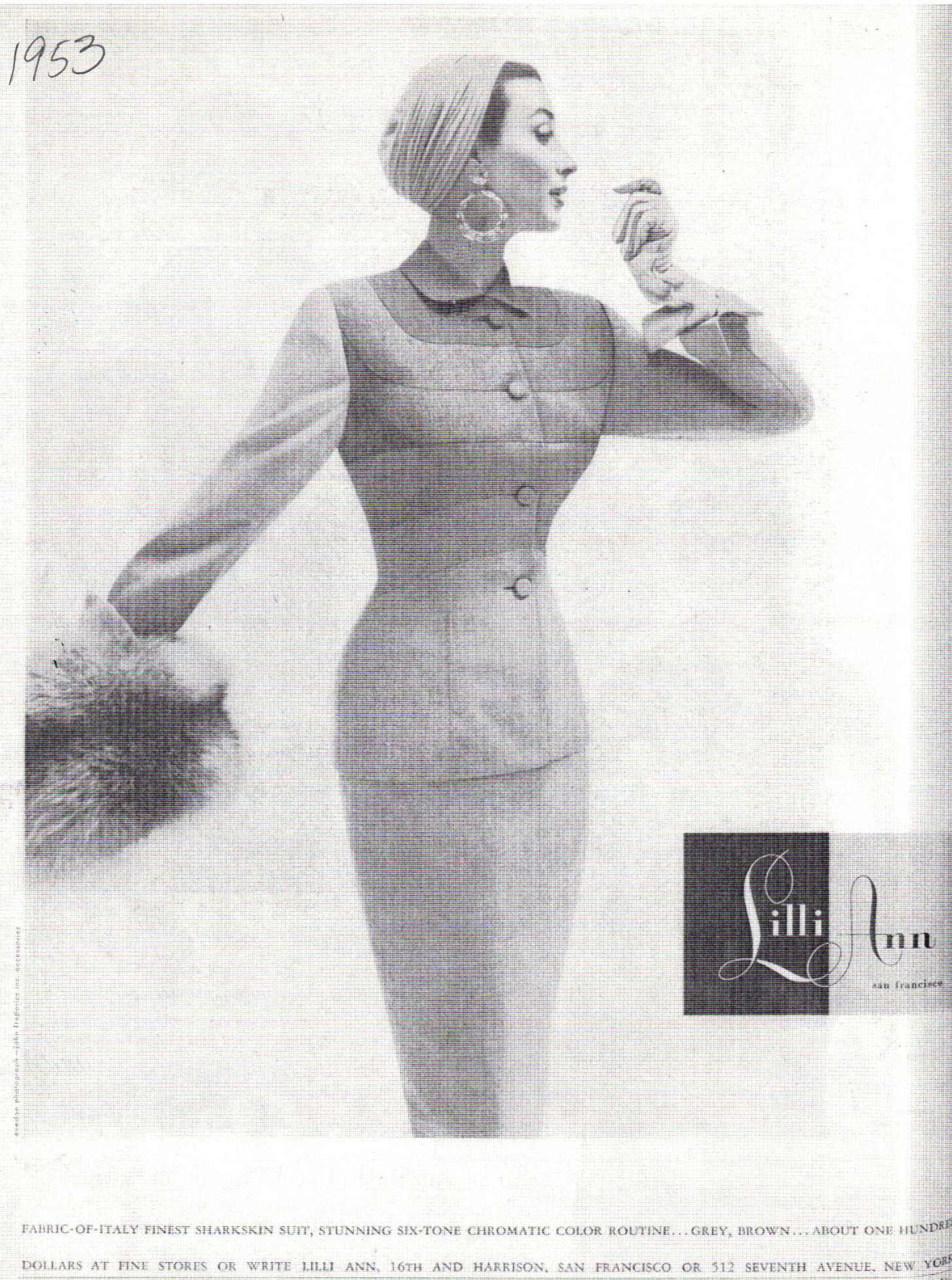 Vintage Detail: Lilli Ann Suit, 1953