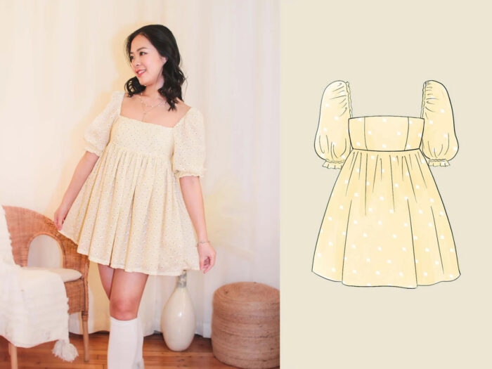 Puffy skirt outlet dress pattern