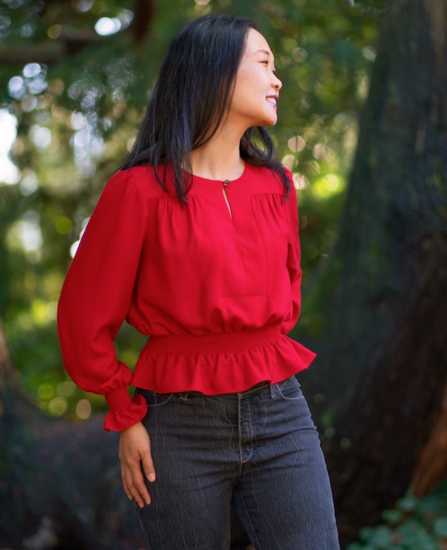 Lantern Sleeve Blouse Sewing Pattern – Patterns For Less