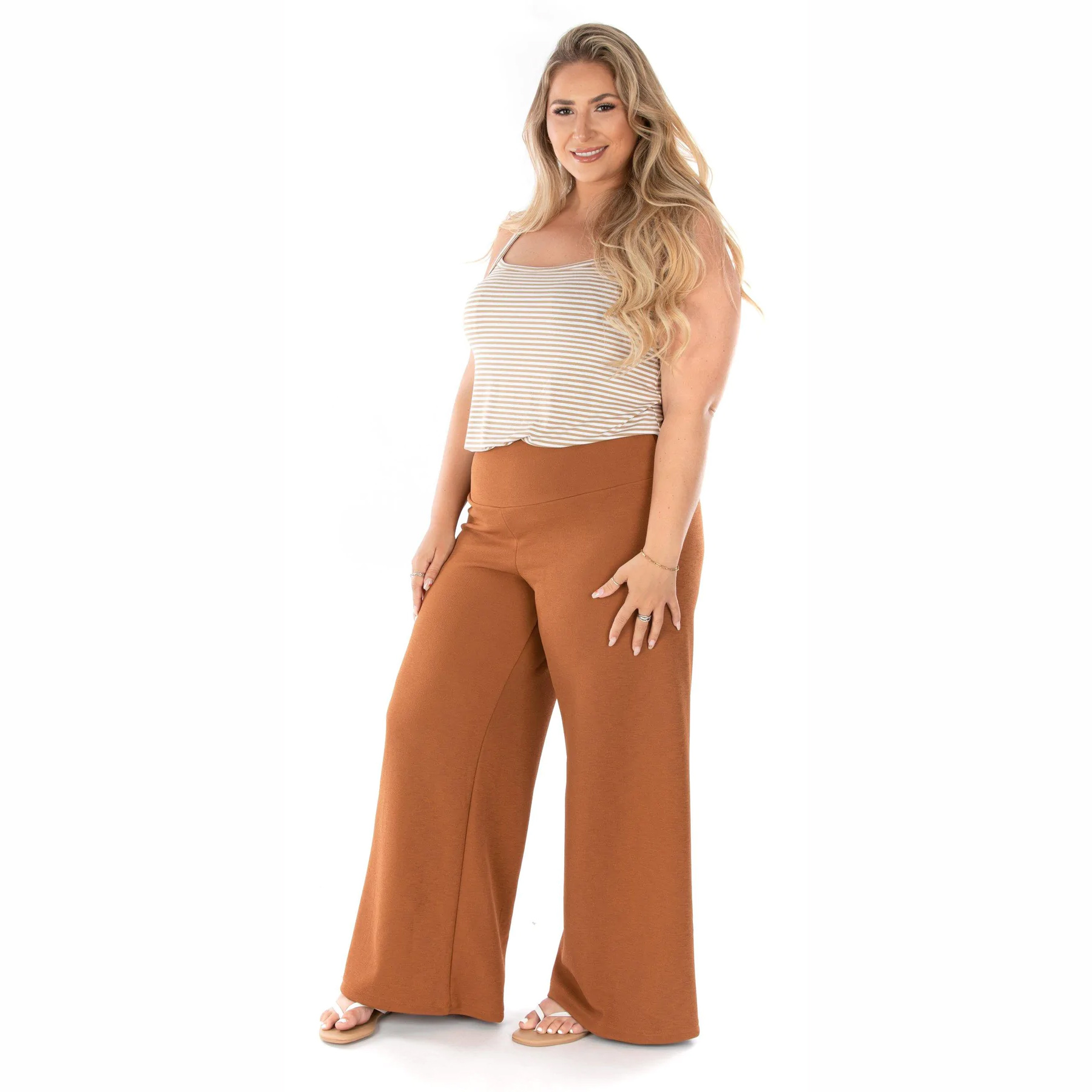 Kady Fit Double-Weave Pant Marigold