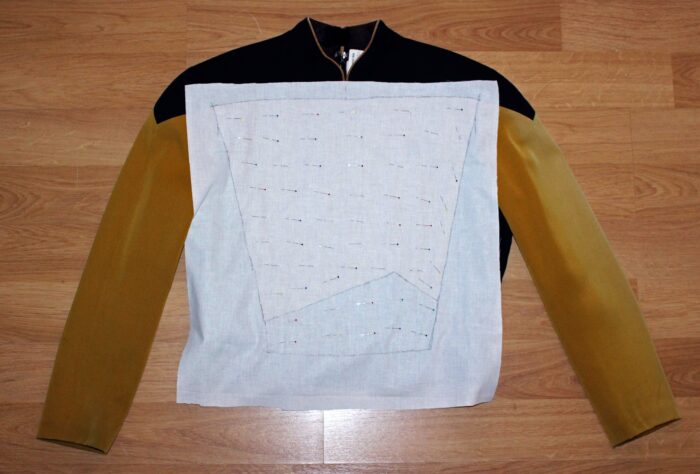 Creating a rub-off pattern from a screen-worn Star Trek Costume