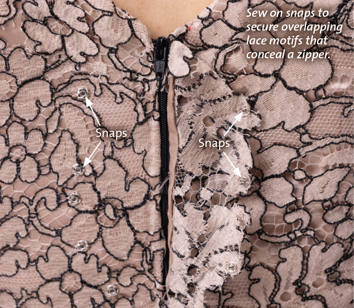 How to Sew Lace - Sewing Lace Fabric Easily