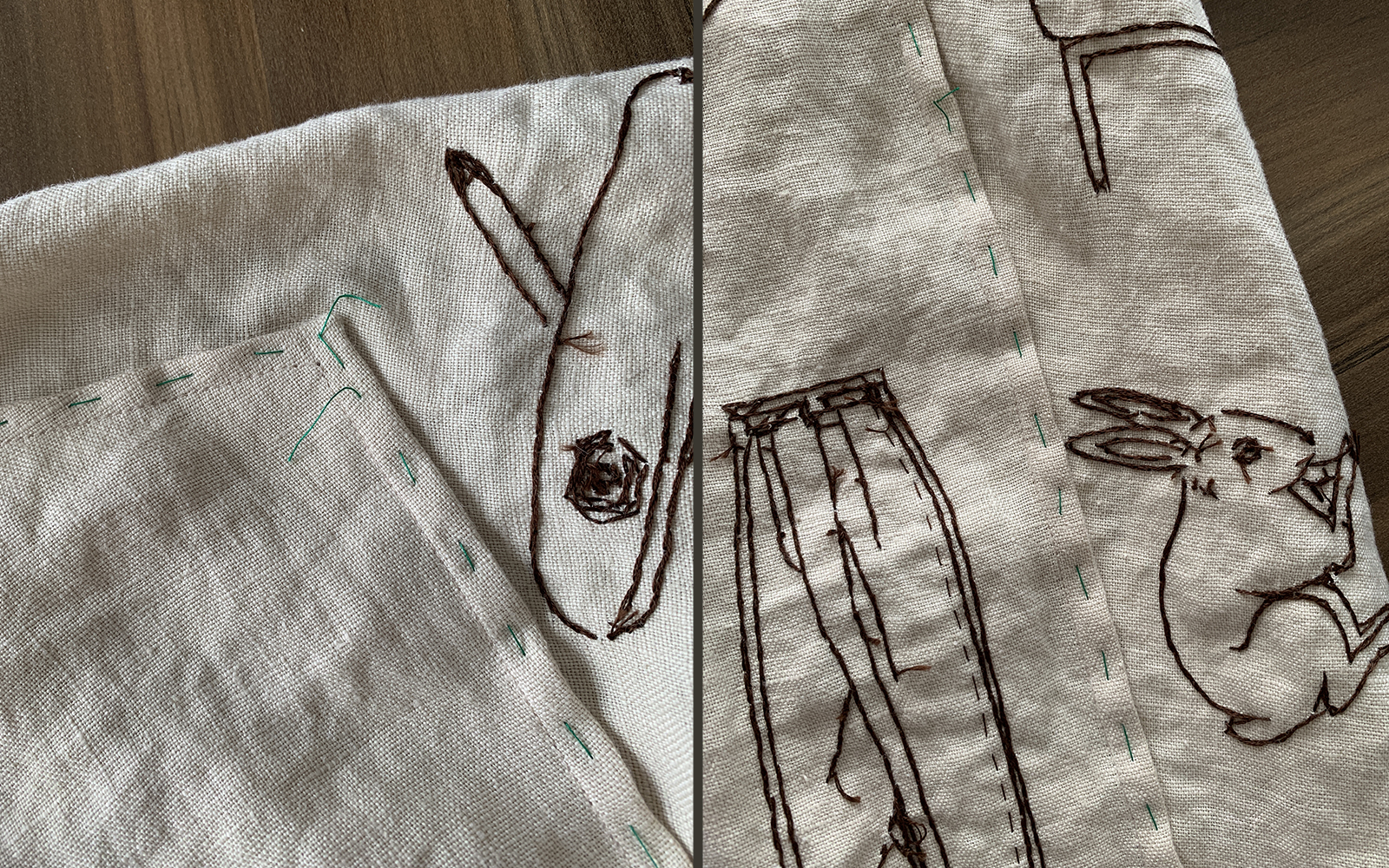 Hand Embroidering a T-shirt - The Inspired Sewist
