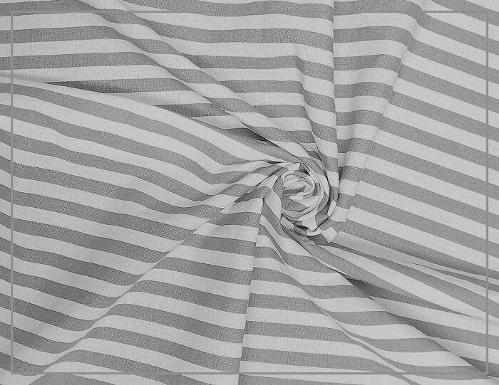 Light gray-and-white striped fabric