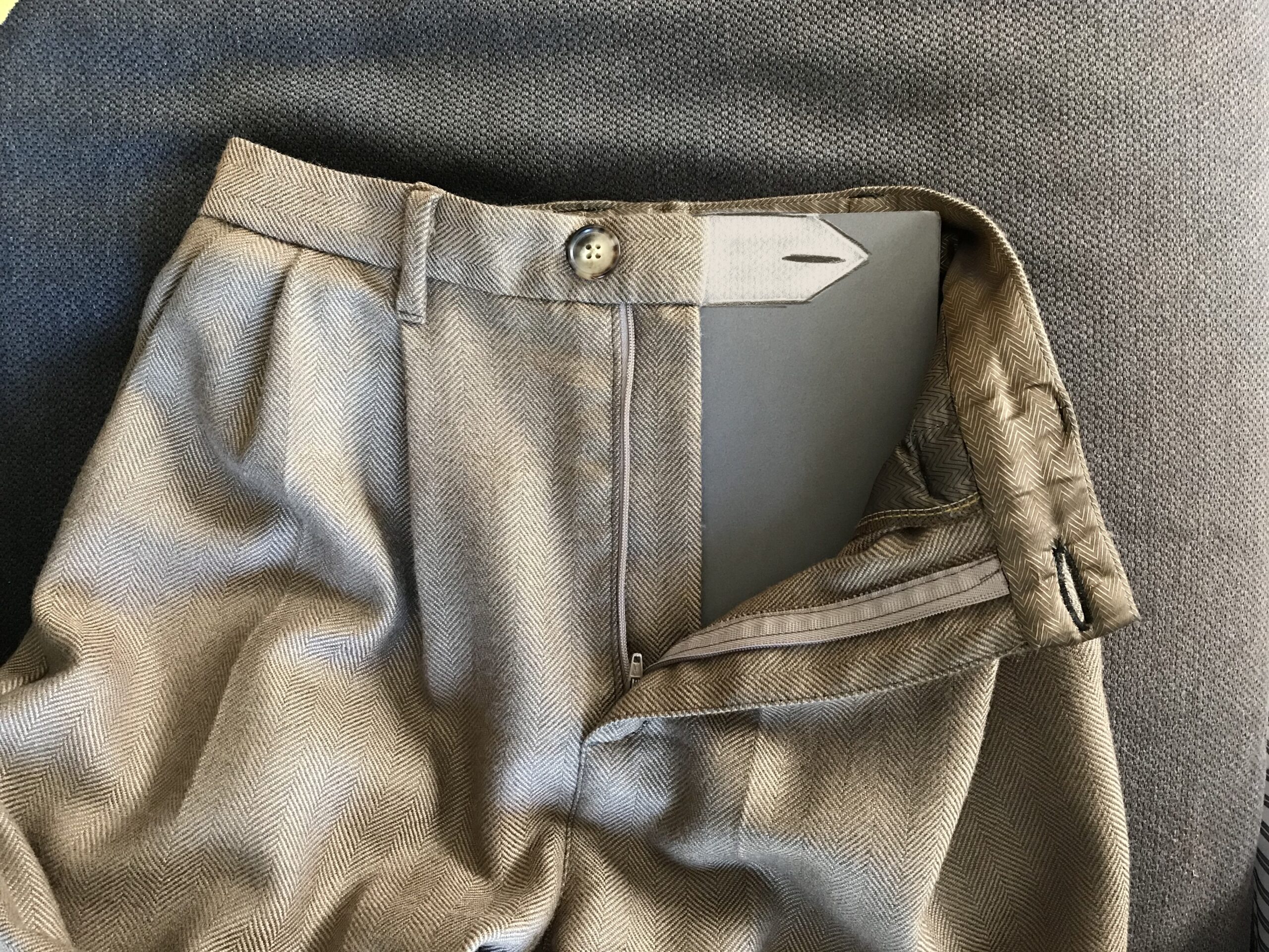 My Favorite Trouser-Making Details, Part 2: Adding Internal Buttons ...