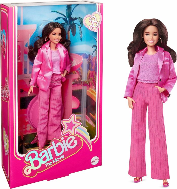 BARBIE THE MOVIE DOLL PINK GINGHAM DRESS - The Toy Insider