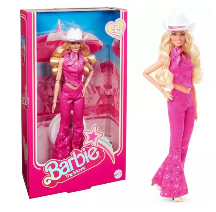 Pink Western Barbie by Mattel