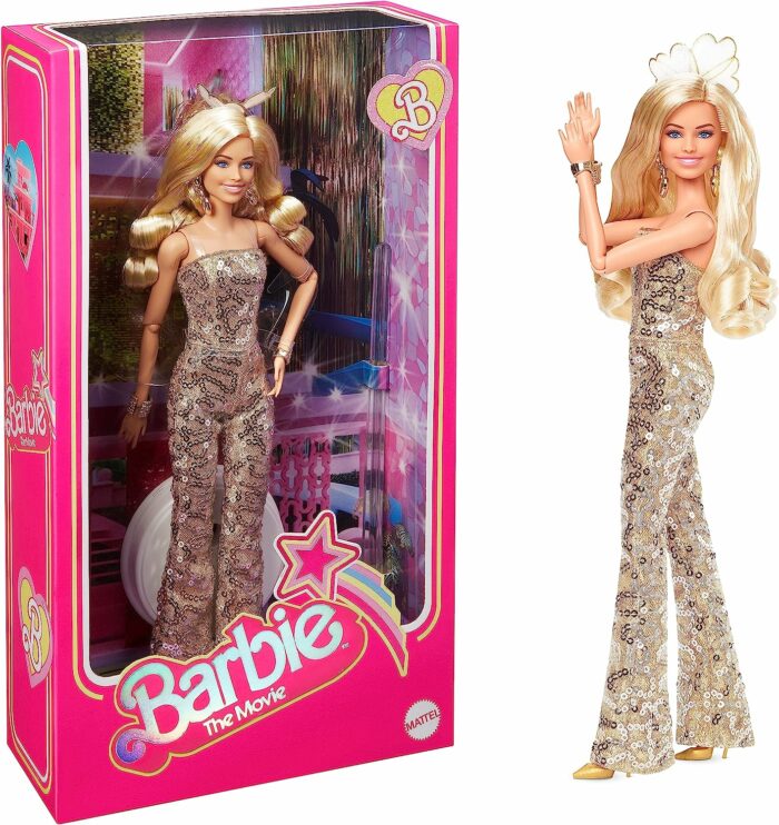 Gold Disco Jumpsuit Barbie by Mattel