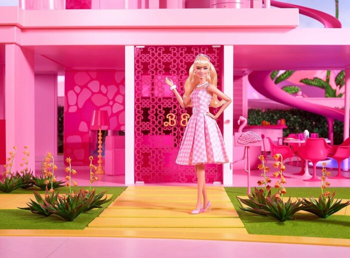 Mattel's Pink Gingham Barbie, based on the movie