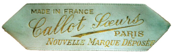 Callot Soeurs label