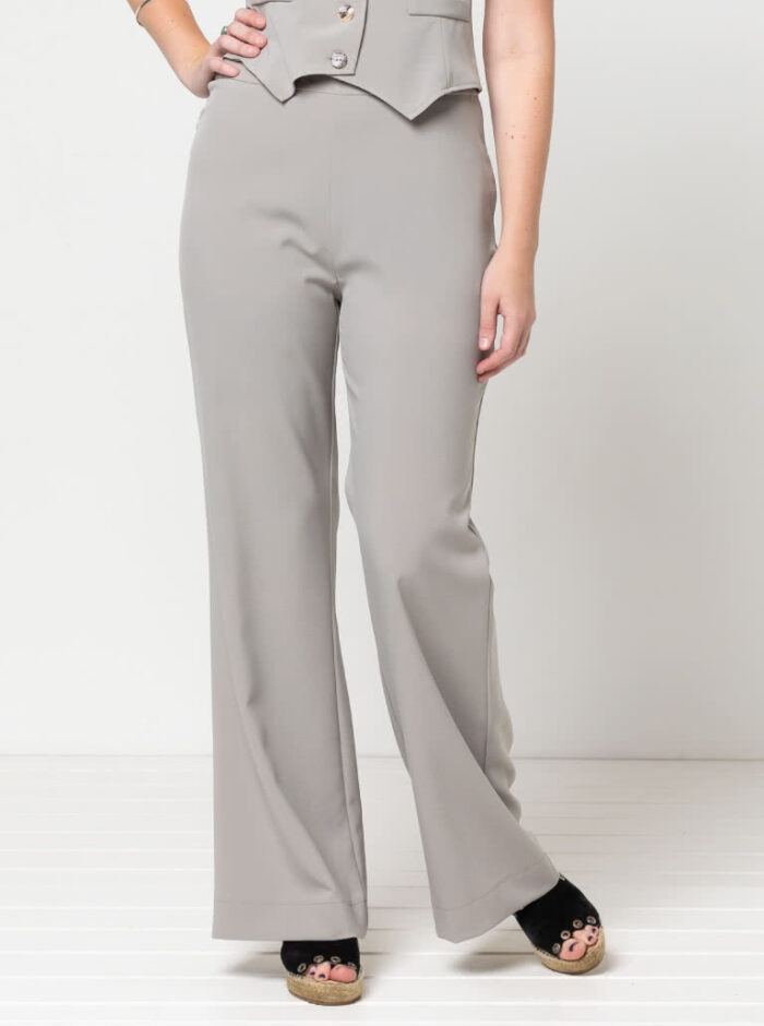 cannes wide-legged trousers sewing pattern