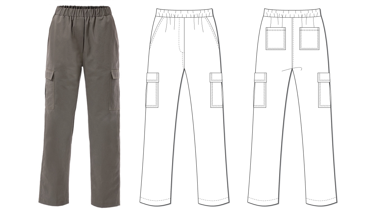 Style Arc Sizes 10 22 Delta Cargo Pant Pattern PDF Pattern for Printing at  Home or Print Store 