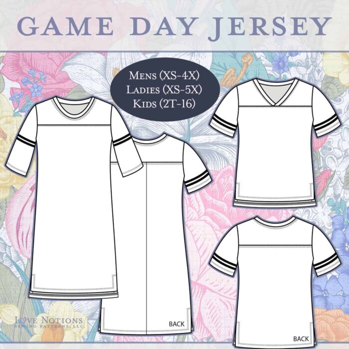 Love Notions Game Day Jersey pattern