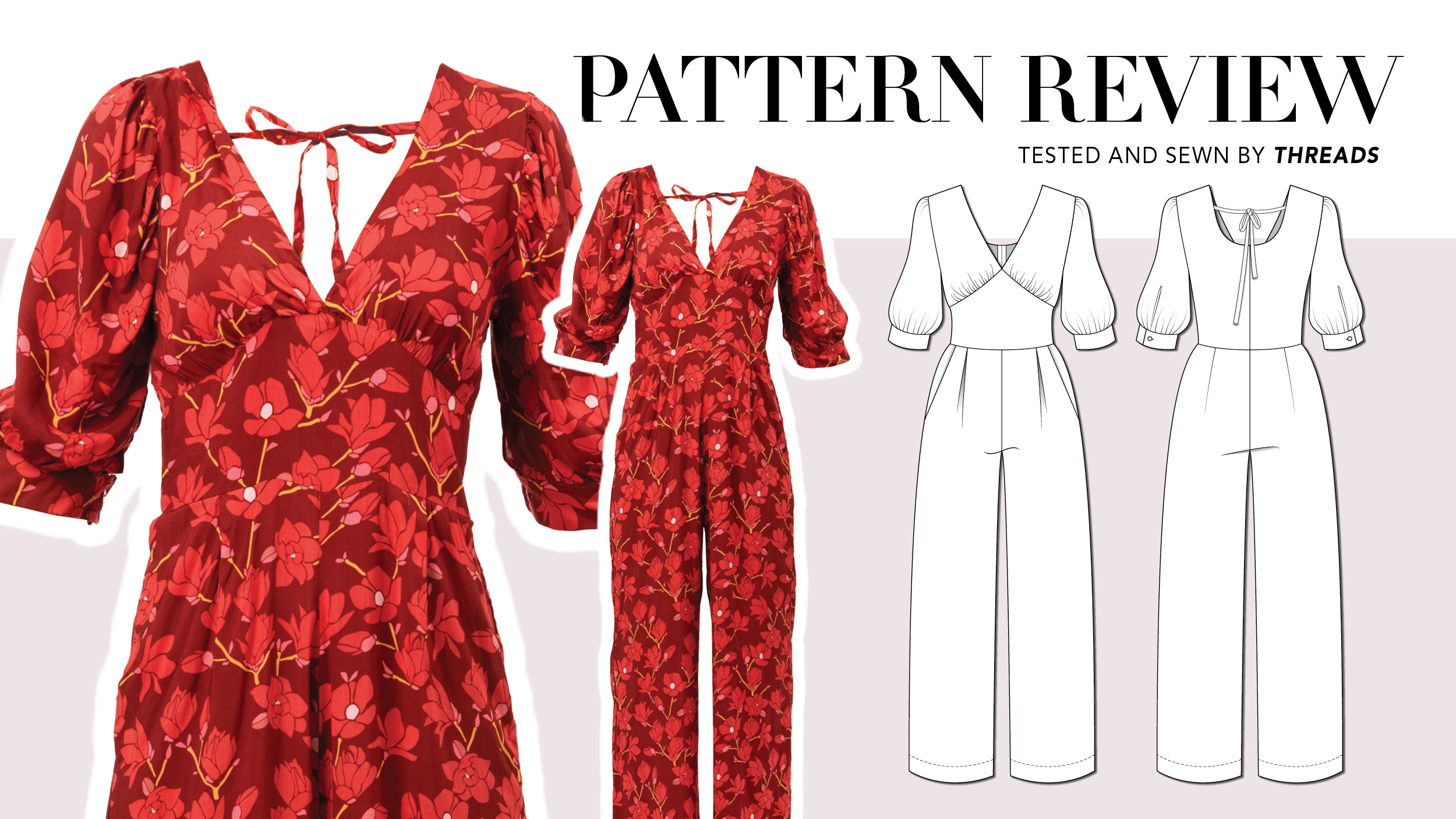 Pattern Review: Juliana Martejevs, The Jolene Jumpsuit - Threads