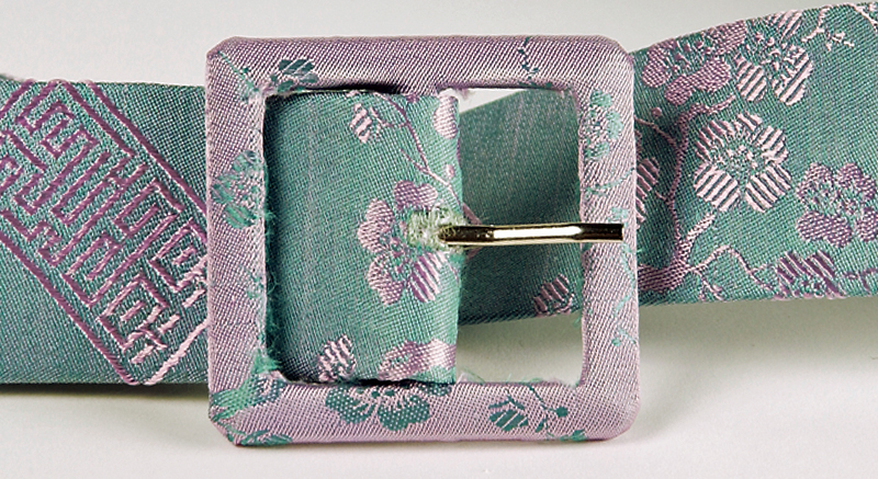 Tutorial: Fabric Covered Belt Buckles