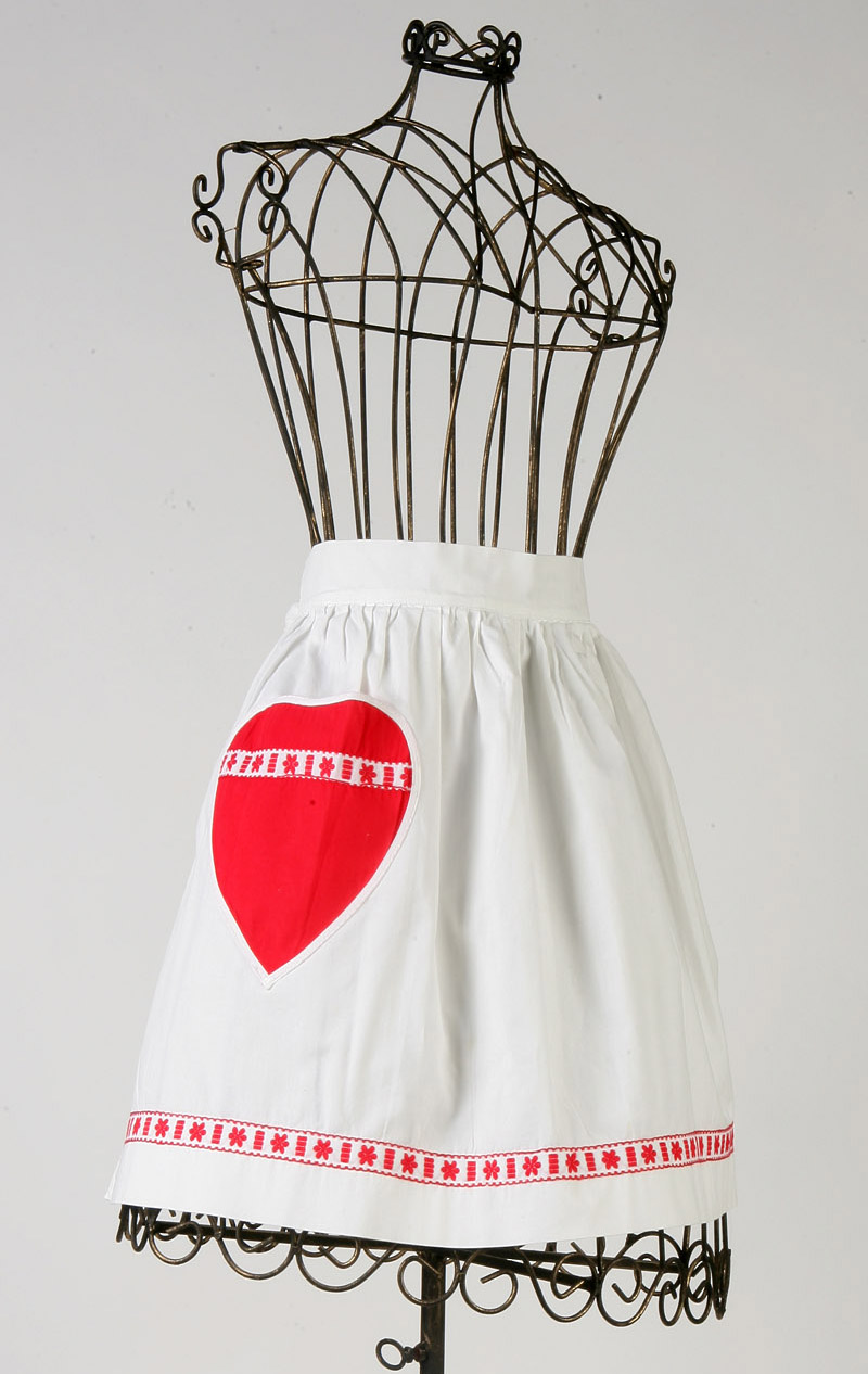 Holiday charm apron