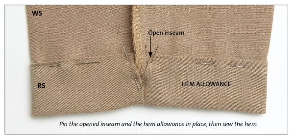 Hemming Service to Shorten Drawstring Pants